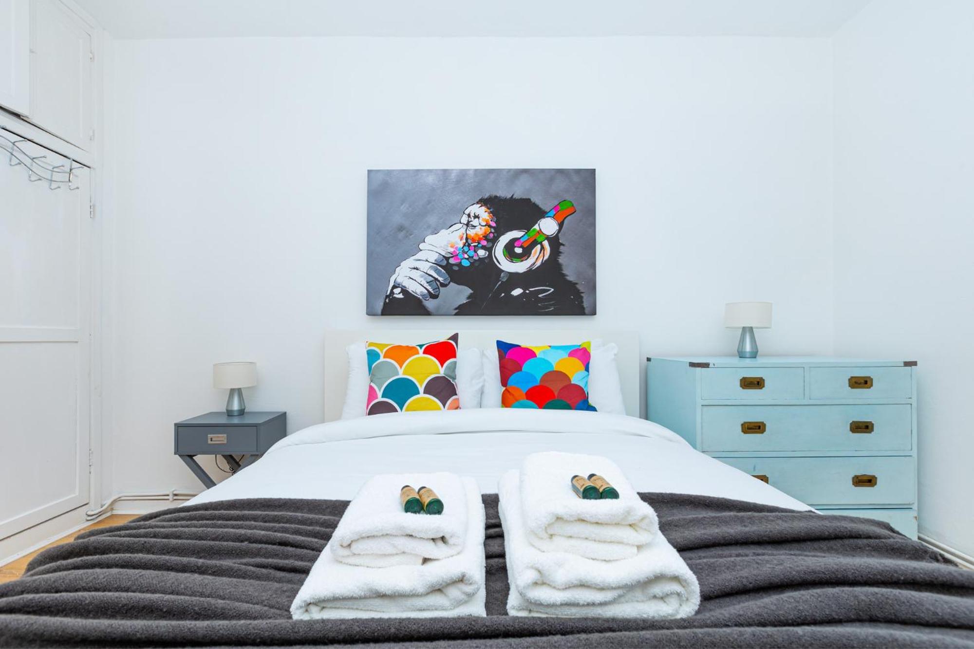 Bright Modern 1 Bedroom Flat, 5 Min To Vauxhall St Londres Exterior foto