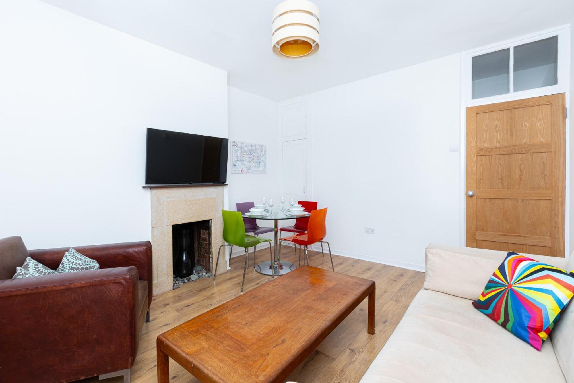 Bright Modern 1 Bedroom Flat, 5 Min To Vauxhall St Londres Exterior foto