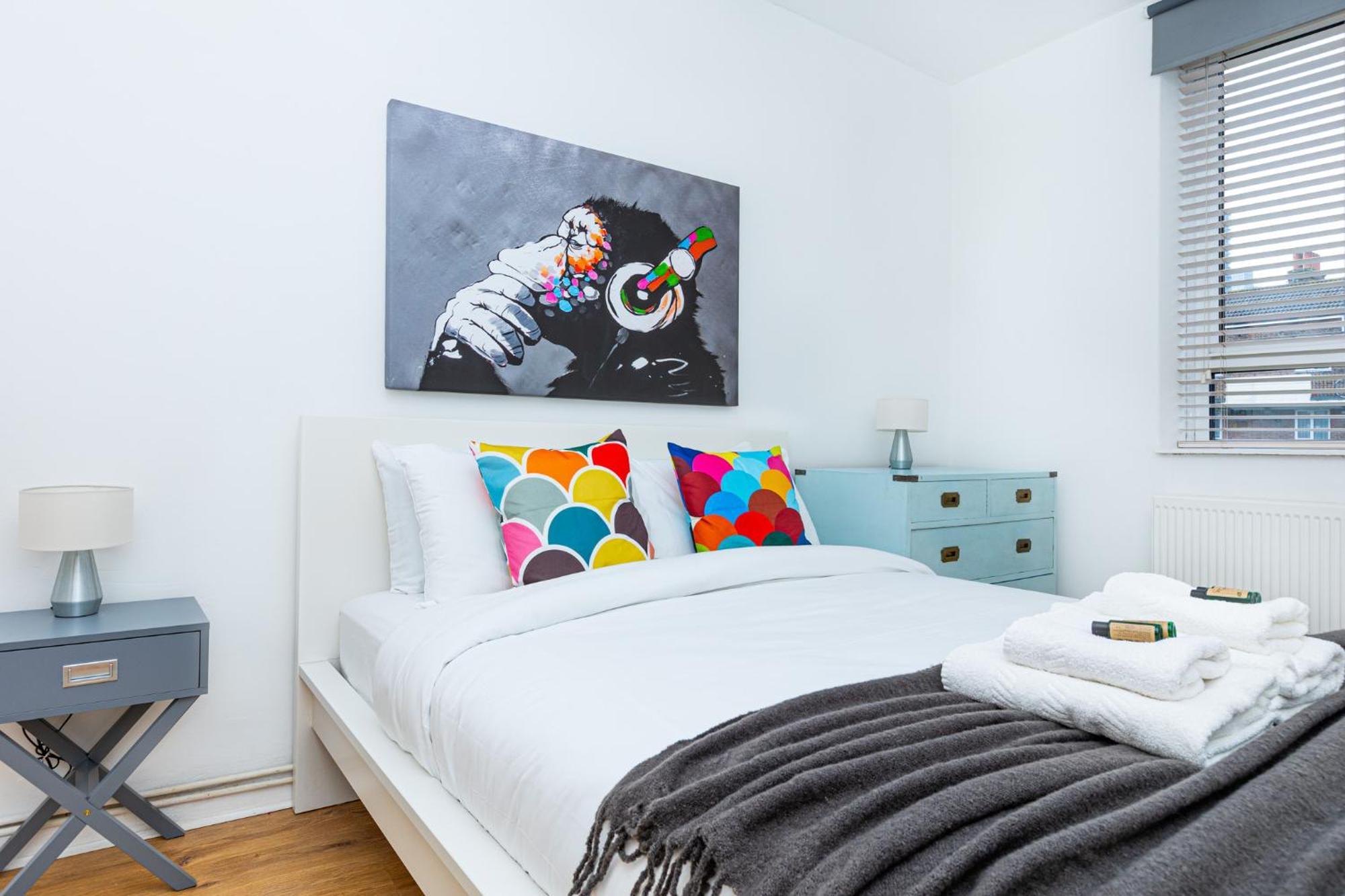 Bright Modern 1 Bedroom Flat, 5 Min To Vauxhall St Londres Exterior foto